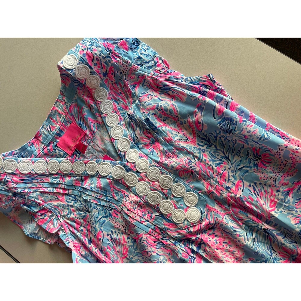 NWT Lilly Pulitzer Joan Tunic Dress Celestial Blue Medium - Picture 2 of 6